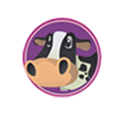 一只酸奶牛logo
